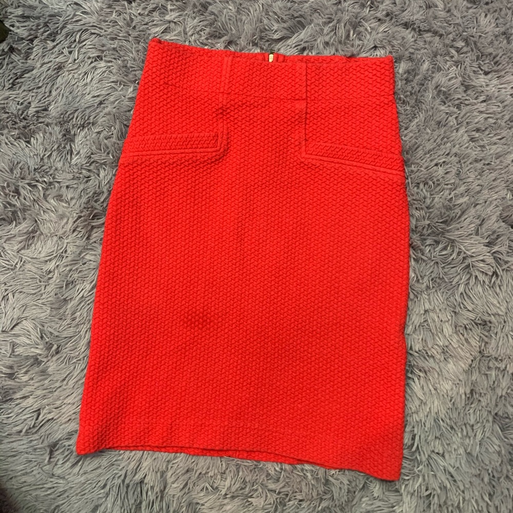 🔺Bright red stretchy pencil skirt🔺